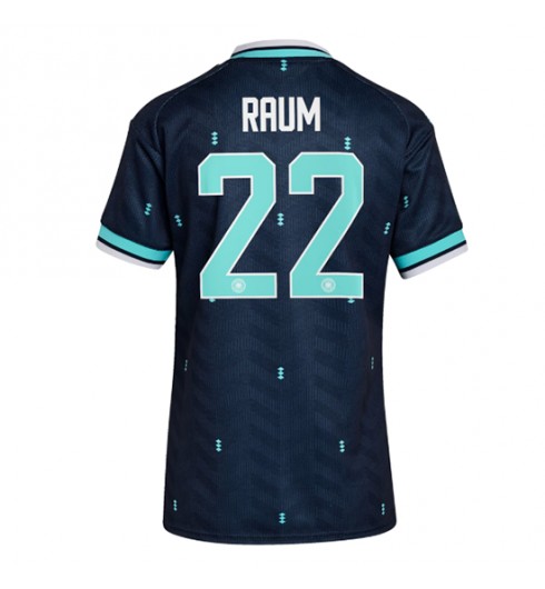Německo David Raum #22 Venkovní Dres pro Dámské MS 2026 Krátký Rukáv Německo David Raum #22 Venkovní Dres pro Dámské MS 2026 Krátký Rukáv